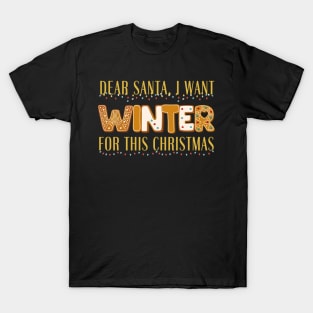 I Want WINTER aespa For This Christmas T-Shirt